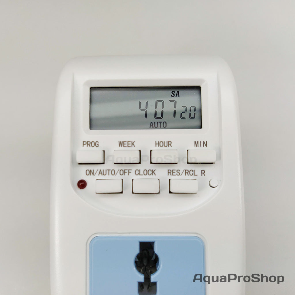 ปลั๊กไทเมอร์ เครื่องตั้งเวลาดิจิตอลสำหรับตู้ไม้น้ำและตู้ปลา Digital Timer Plug for aquarium
