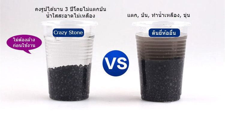 ดินปลูกไม้น้ำ Crazy Stone Amazon Soil ขนาดถุง 9 ลิตร