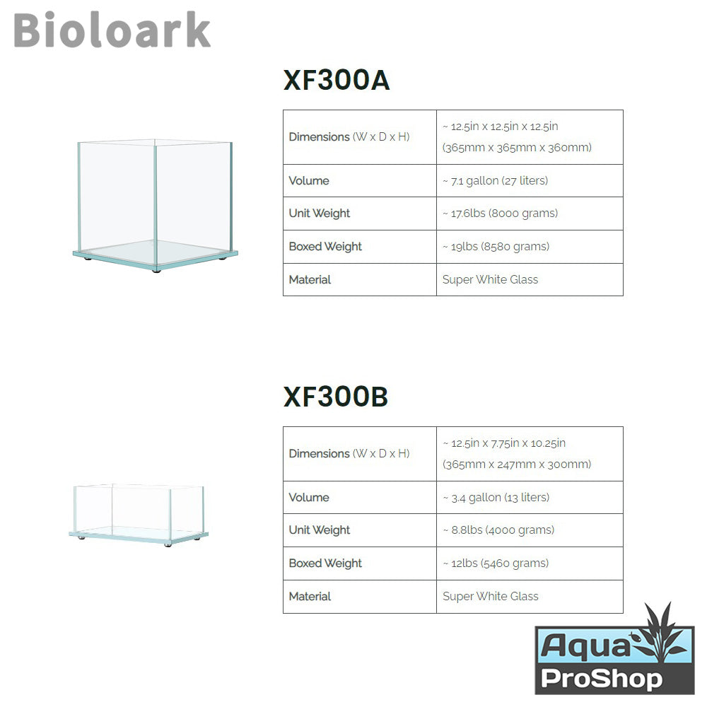Bioloark XF Series Desktop Aquarium ตู้กระจกตั้งโต๊ะแบบยกฐาน สำหรับเลี้ยงปลา ไม้น้ำ และตู้เทอราเรี่ยม