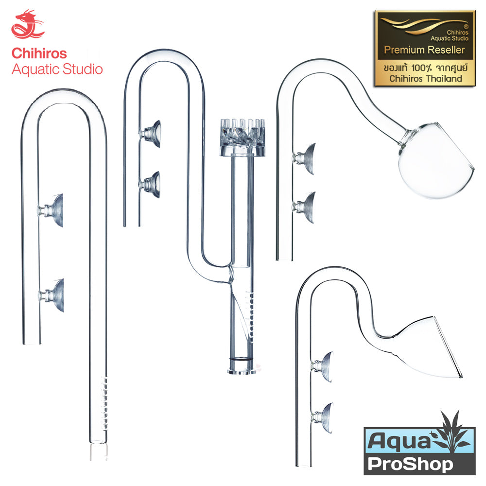 ท่อกรอง In-Outflow แก้ว Chihiros Glass Pipes ขนาด 12 และ 16มม.