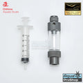 ตัวนับฟองแบบมีช่องเติมน้ำ Chihiros CO2 Bubble Counter+Syringe สำหรับ Chihiros Mini CO2 Regulator