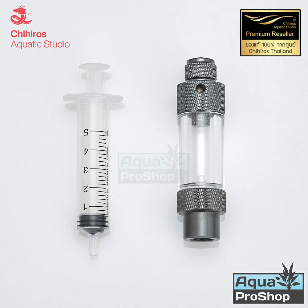 ชุด Chihiros Mini CO2 +ตัวนับฟองแบบมีช่องเติมน้ำ Chihiros Mini CO2 Bubble Counter