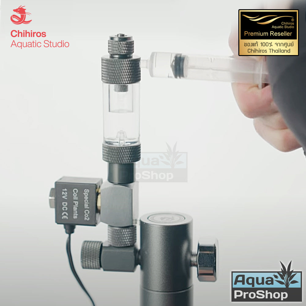 ชุด Chihiros Mini CO2 +ตัวนับฟองแบบมีช่องเติมน้ำ Chihiros Mini CO2 Bubble Counter