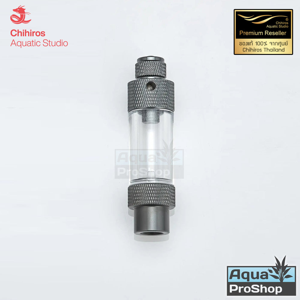 ตัวนับฟองแบบมีช่องเติมน้ำ Chihiros CO2 Bubble Counter+Syringe สำหรับ Chihiros Mini CO2 Regulator