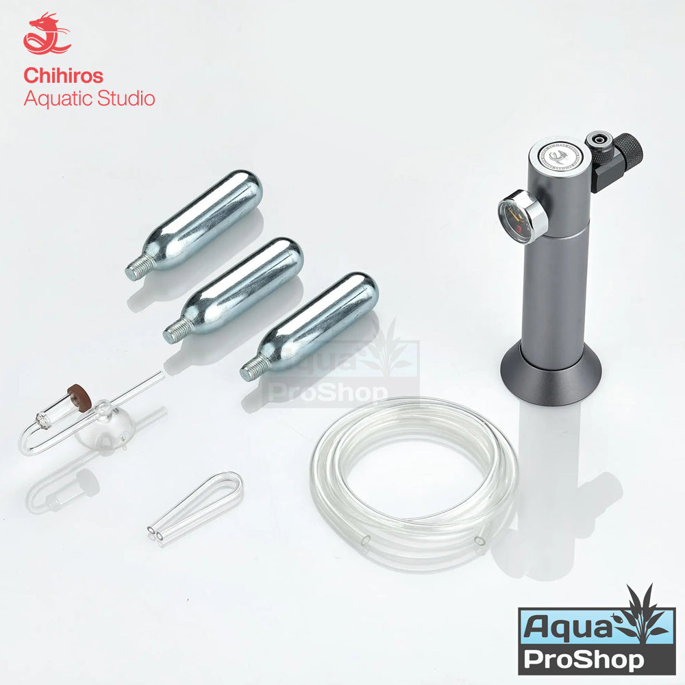 ชุด Chihiros Mini CO2 +ตัวนับฟองแบบมีช่องเติมน้ำ Chihiros Mini CO2 Bubble Counter