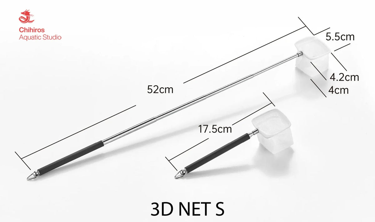 Chihiros 3D Net กระชอนตักกุ้งและปลาเล็กทรง 3 มิติ