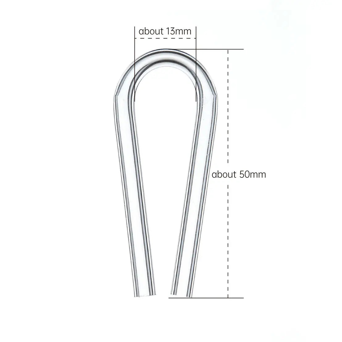 ข้องอต่อ CO2 ตัวยูขอบตู้ Chihiros CO2 U-CLIP Connector ข้อต่อตัวยู ข้องอตัวยู