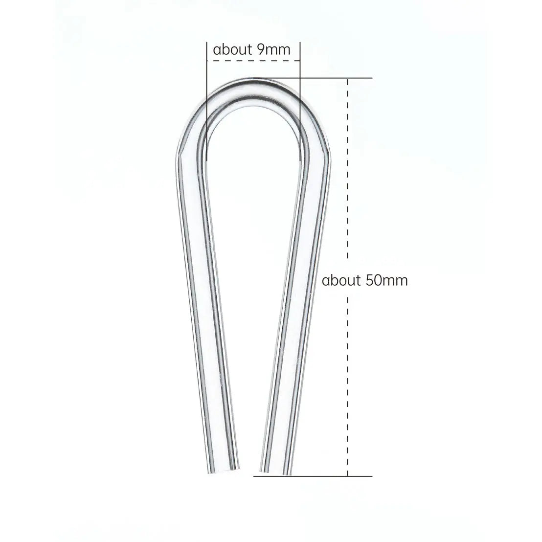 ข้องอต่อ CO2 ตัวยูขอบตู้ Chihiros CO2 U-CLIP Connector ข้อต่อตัวยู ข้องอตัวยู