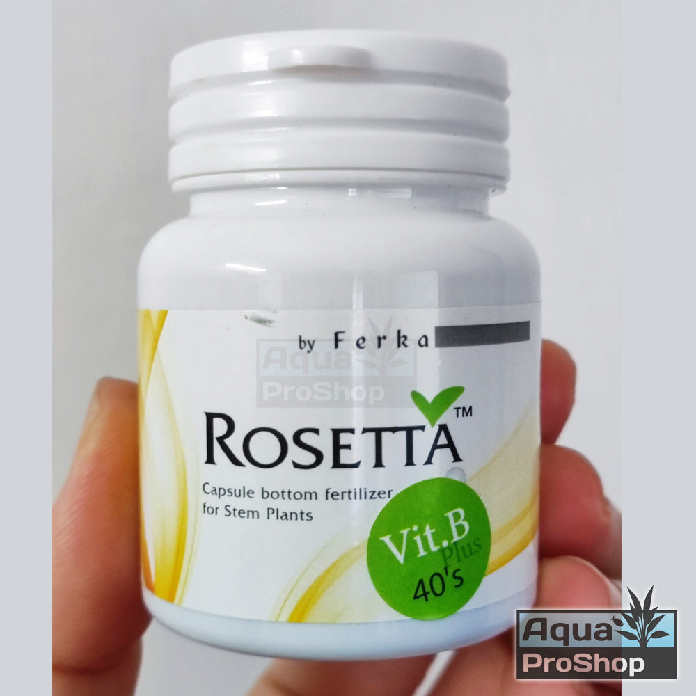 ปุ๋ยฝังสำหรับไม้น้ำ Ferka Stemma, Rosetta แพ็คเกจใหม่ ขนาดขวด 40 แคปซูล และถุงแบ่ง 10 แคปซูล