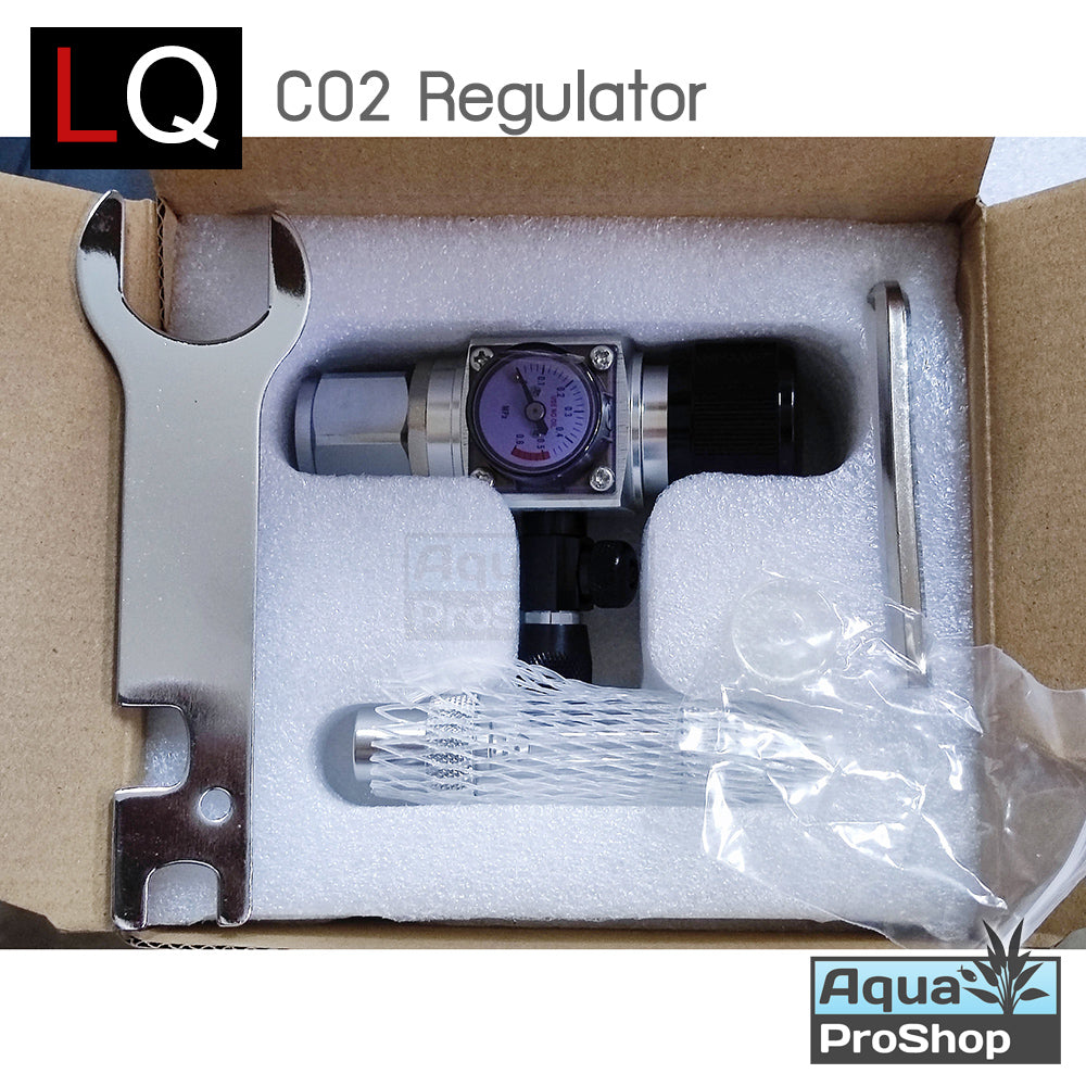 Liquid Aqua CO2 Regulator เร็กกูเลเตอร์สำหรับระบบถังคาร์บอนไดออกไซด์แบบไม่มีโซลินอยด์วาล์ว