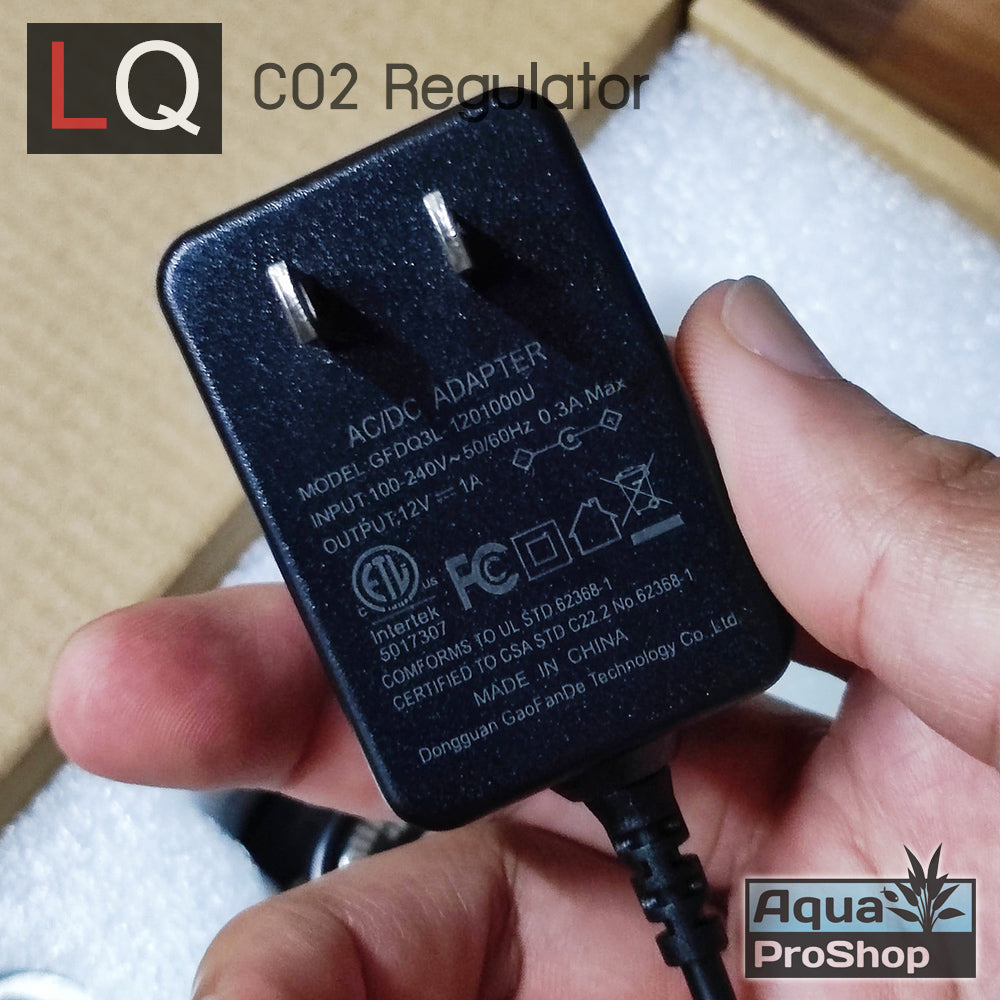 Liquid Aqua CO2 Regulator เร็กกูเลเตอร์สำหรับระบบถังคาร์บอนไดออกไซด์พร้อมโซลินอยด์วาล์ว แถมตัวนับฟอง