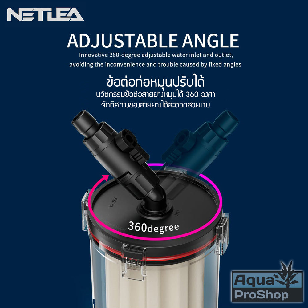 Netlea Pre-Filter G1 G2 พรีฟิลเตอร์ขนาดท่อ 17มม. สำหรับกรองนอก Netlea NO.1 NO.2 และกรองนอกท่อ 17มม. ทุกรุ่น