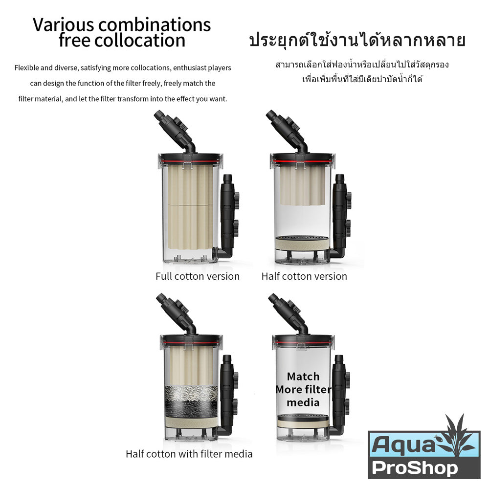 Netlea Pre-Filter G1 G2 พรีฟิลเตอร์ขนาดท่อ 17มม. สำหรับกรองนอก Netlea NO.1 NO.2 และกรองนอกท่อ 17มม. ทุกรุ่น