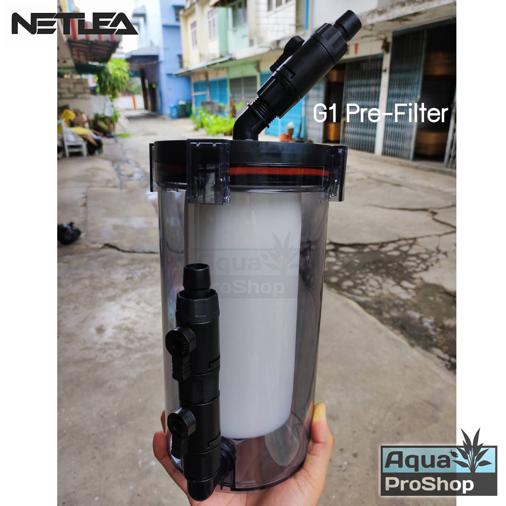 Netlea Pre-Filter G1 G2 พรีฟิลเตอร์ขนาดท่อ 17มม. สำหรับกรองนอก Netlea NO.1 NO.2 และกรองนอกท่อ 17มม. ทุกรุ่น