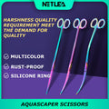 Netlea Aquascape Short Scissors 25cm กรรไกรตัดแต่งไม้น้ำและต้นไม้ขนาดเล็ก 25ซม.