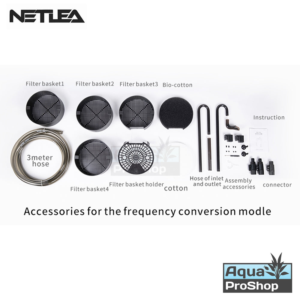 Netlea NO.2S NO.2F กรองนอกสำหรับตู้ปลาและตู้ไม้น้ำ เสียงเงียบพลังแรงสูง