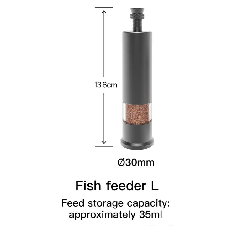 ขวดให้อาหารปลา เครื่องให้อาหารปลา Chihiros Fish Food Feeder