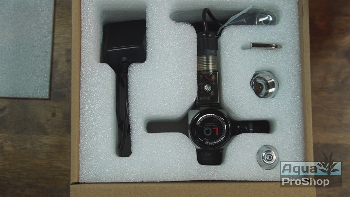 Liquid Aqua CO2 Regulator เร็กกูเลเตอร์สำหรับระบบถังคาร์บอนไดออกไซด์แบบไม่มีโซลินอยด์วาล์ว