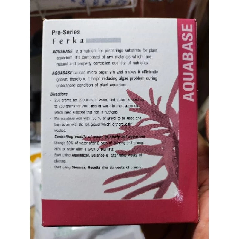 ปุ๋ยรองพื้นสำหรับตู้ไม้น้ำ Ferka AquaBase